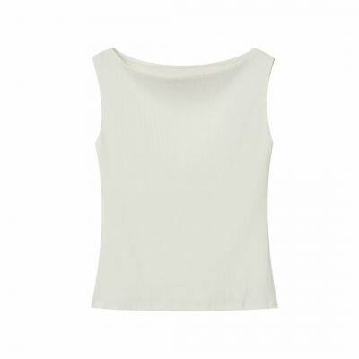 Slim Fit and Slimming Short Sleeveless Vest T-shirt Top for Women, 25 New Styles photo-5
