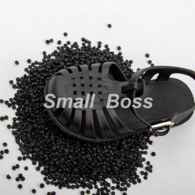 Black Soft Injection Pvc Material Pellets Granules Pvc Compounds Pellet Pvc Material Virgin Plastic Granules for Shoes