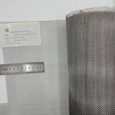 Aerospace-Use TC4 Titanium Alloy Screen Mesh (Ti-6Al-4V) for Aerospace Field Applications
