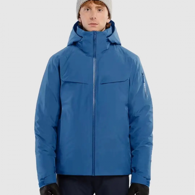 2024 Customized Men's Camouflage Wool Tactical Jacket, High-quality Outdoor Skiing Windproof and Warm Jacket photo-1