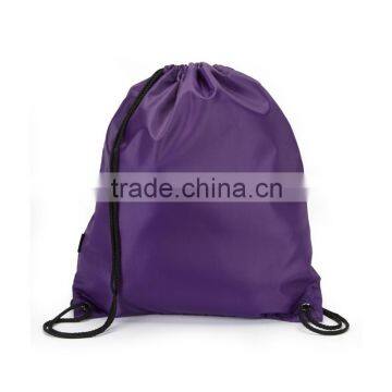 Custom Promotion Waterproof Nylon Polyester Drawstring Cinch Sack Bag