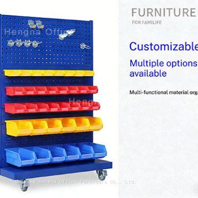 Freestanding Pegboard Tool Rack | Space Saving Home Garage Organizer System For DIY Basement Workshop