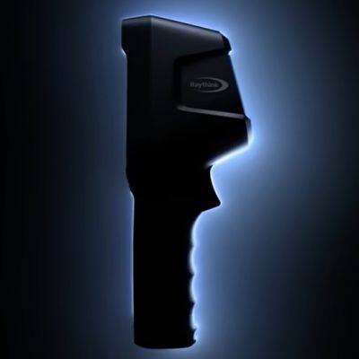 Câmera térmica portátil EX10 com resolução IR de 320x240 e faixa de -20°C a 550°C