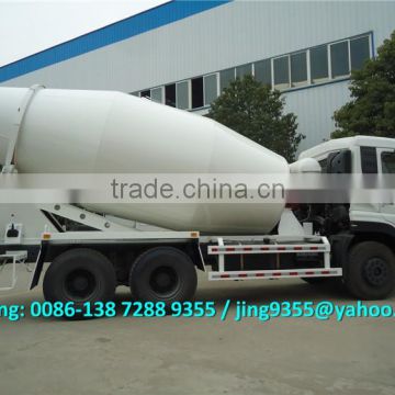 10-12 m3 high capacity concrete mixer trucks, 6*4 new concrete mixer truck dimensions