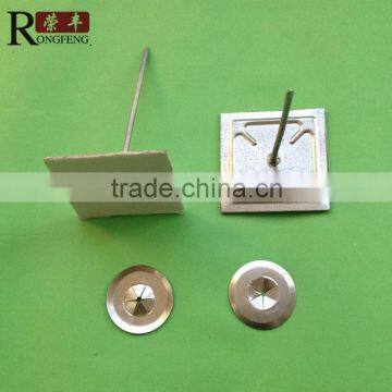 china fastener manufacturer supply perforated aluminum heat insulation nail/ insulation pin RF-MI-80