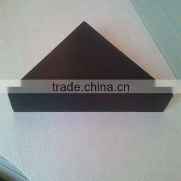 Non-Toxic corrosion resistant black triangle thick UHMW-PE Parts