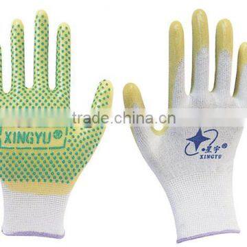 pvc chip dipped gloves