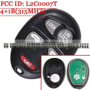 Best quality 4+1 button Replacement Keyless Entry Remote Key Fob for Buick FCC ID: L2C0007T #1