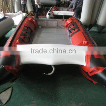 Hypalon/PVC HRG380 race boat inflatable high speed boat