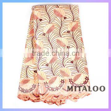 Mitaloo MSL0373 China Swiss Voile Lace Best Quality Voile Cotton Lace Fabric