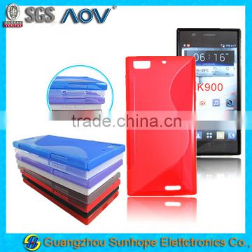 hot selling soft plastic back cover for Lenovo K900 S line