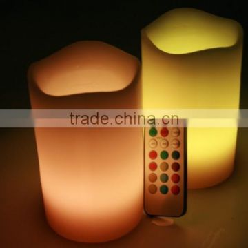 Safety Flameless Windproof Led Colorful Candle/Remote Candle Wholesale Hot sale