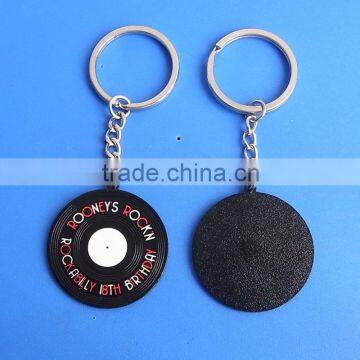 personalized CD metal keychain promotional gifts keyring