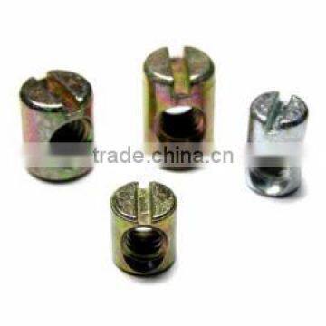 cross dowel barrel nuts furniture nut insert nut