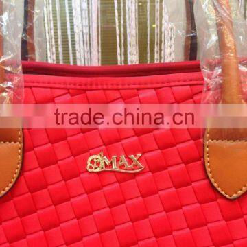 Cheaper Nylon Foldable Bag Woven Nylon Handbag Ladies photo-3