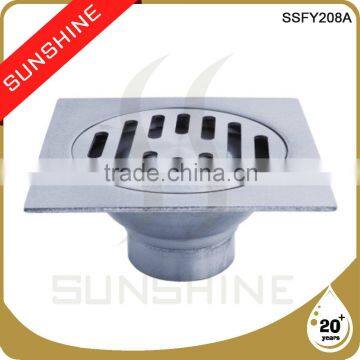 SSFY207 Bathroom and Toilet Round Stainless Steel Floor Trench Drain