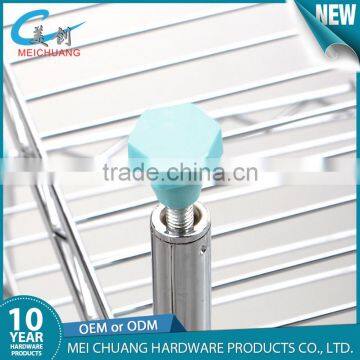 Hot Sale Easy to Assemble Chrome Plated Metal Wire Display Rack photo-6