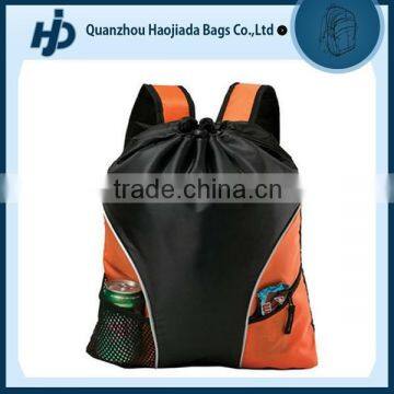 2015 cheap custom promotional drawstring backpack