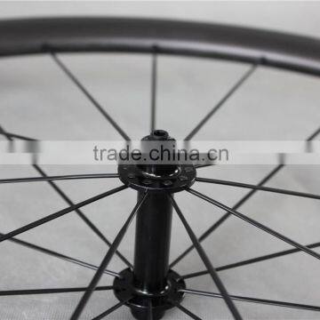 40T Powerway Hub Black Tubular Carbon Road Bike Carbon Wheelset UD Matt Carbon Wheels W40T