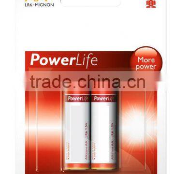 Powerlife Alkaline AA Batteries LR6P2B/97