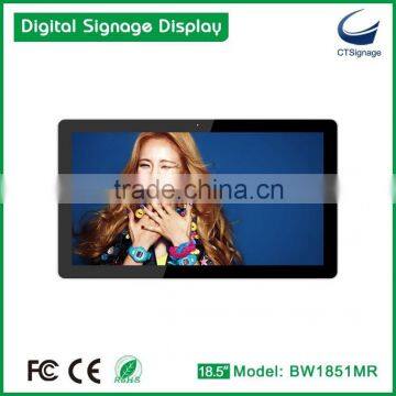 18.5 inch wall mounted,FHD customized LCD advertising display