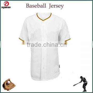 High quality baseball jersey blank for men