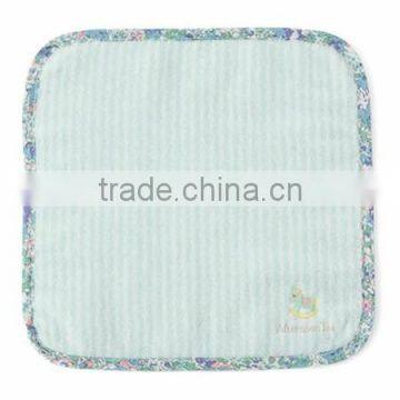 100% cotton lace embroidery design face towel any customized