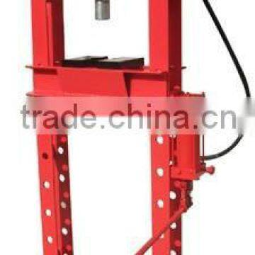 30T Hydraulic Floor Shop Press with Gauge