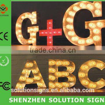 Custom Direct Factory 2015 Hot Sale 3D Antique Letter Sign Supplier's Choice