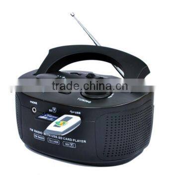 China Mini Boombox Rechargeable Battery Copyright Portable Antique Radio