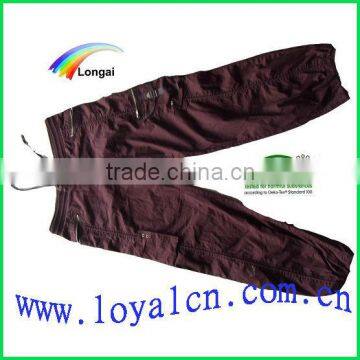 cotton spandex fitted casual pants