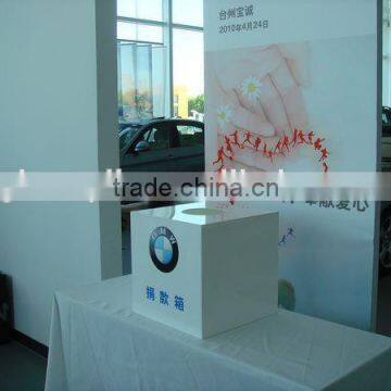 Customized Acrylic Donation Box Clear Lucite Suggestion Box Report Box With Lock photo-6