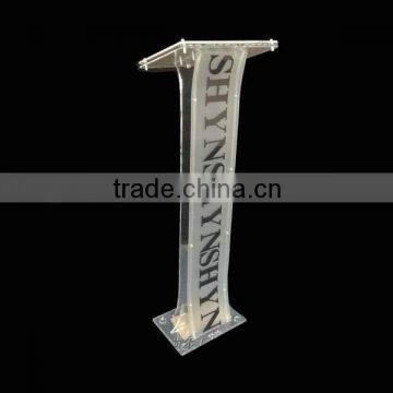 Customized Acrylic Magazine Display Stand,teaching Lectern Podium photo-4