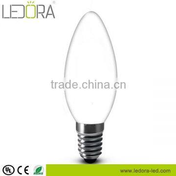 Hot 230V C35 3.5W E14 Dimmable LED Filament Candle Bulb With All Glass photo-3