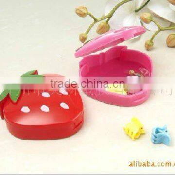 heart-shaped decorative pill box