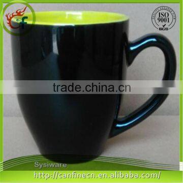 wholesale High quality 13oz custom print porcelain coffee with lid ceramic mug