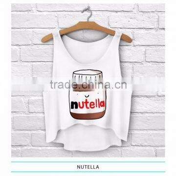Aztec Style Wholesale Logo Print Custom Ladies Summer Short Bulk Tank Top photo-5