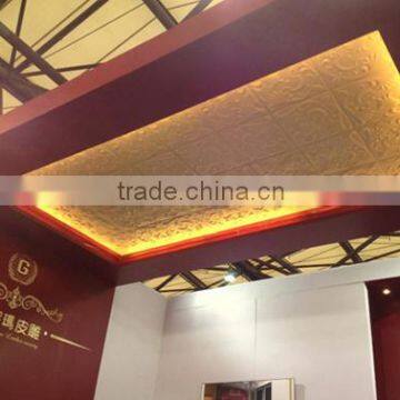 GLM Leather wall panel Interior decoration fire proof interior wall panels New HOT products bring you new profit