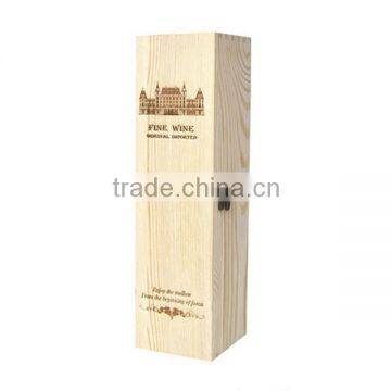 Luxury Packaging Pine 2 Bottle Wooden Wine Box photo-3