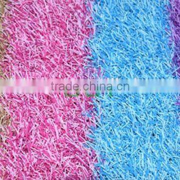 Colorful synthetic grass indoor football field artificial lawn