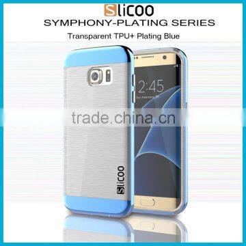 Electroplating Drawing Transparent for Slicoo Soft TPU 0.3mm Phone Back Cover Case for Samsung Galaxy s7 s7 Edge photo-4