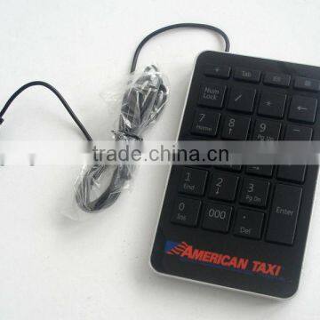 hot sell 19 keys silicone numeric keypad