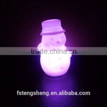 Wholesale Colour Changing Snowman Night Light With Battery for Baby photo-3