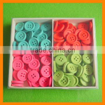 New Design Hot Sale Round Wood Button