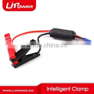 Portable power source jump starter intelligent jumper cable