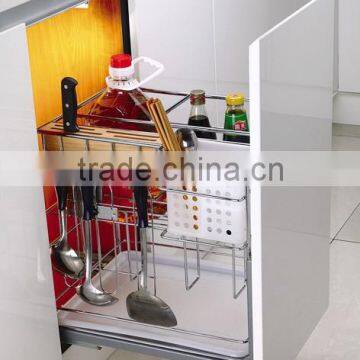 TKK Chrome Plated Pull-out Kitchen And Cabinet Basket