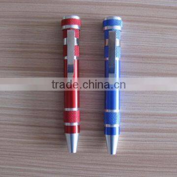 led aluminum alloy promotional pen with flashlight