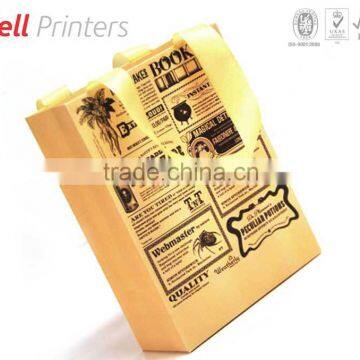 Vintage collection paper bag with flexi handles from India