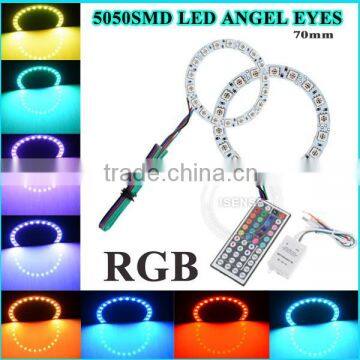 Good Quality 50mm DC12V Black PCB Full Circle Anegel Eyes for Honda City Led Lights photo-6