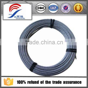 3/32'' 1x19 steel cable